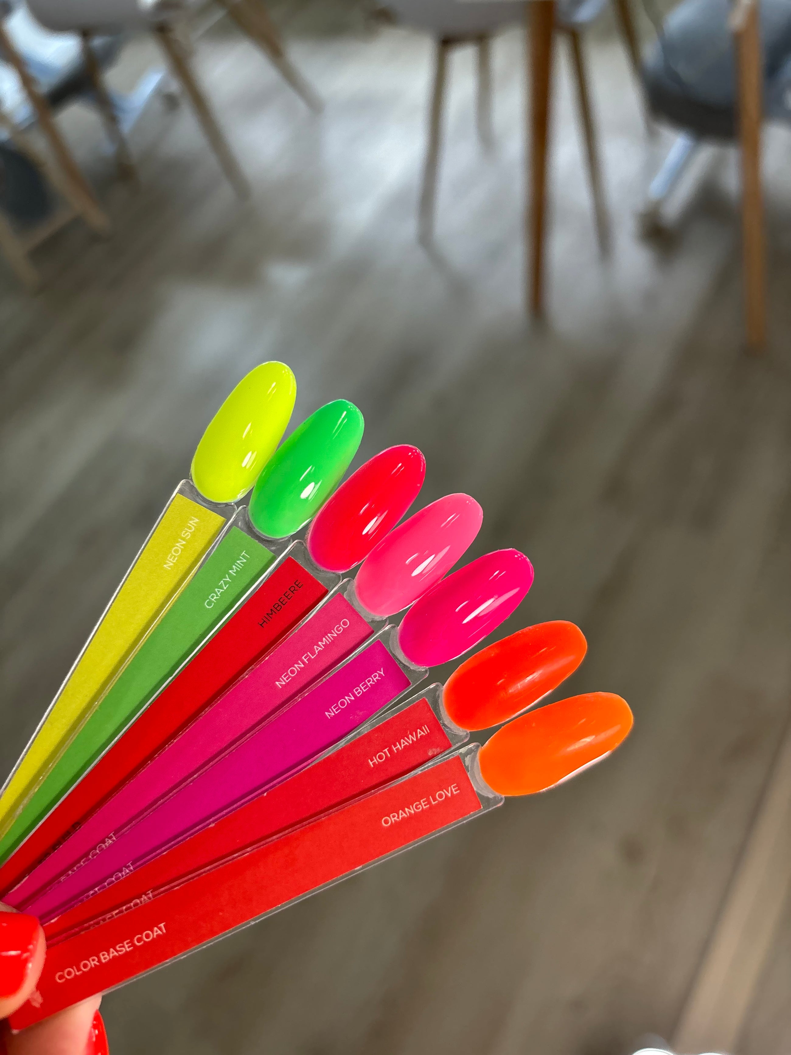 Neon uv- Nagellack und Base coat aluu oh Sa nails kaufen online 